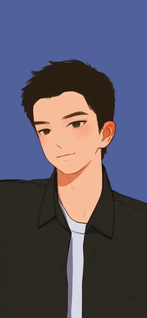 帅气男生卡通壁纸