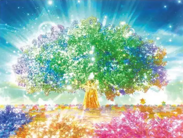 极乐世界其道场树无量光色