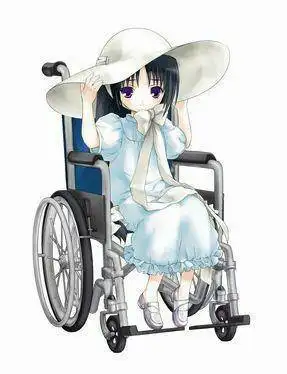 有没有像这几张坐轮椅的动漫图,如果有的话,请发给我下,谢谢
