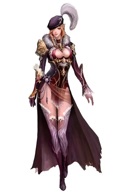 3d魔幻mmorpg《龙骑士传奇》人物原画_游戏资料-叶子猪新闻中心