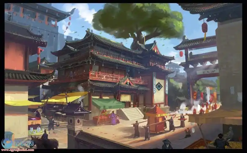 游戏场景设定古风传统建筑游戏场景设定图集326张