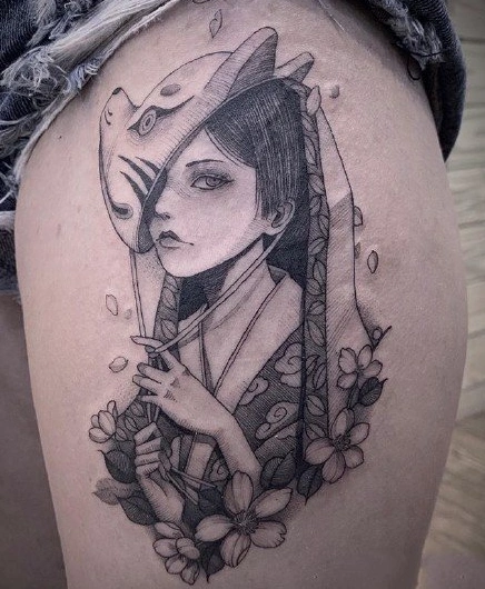一组日系纹身图片2