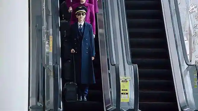 爱的厘米:佟丽娅变身帅气机长,一身机长制服,简直看呆了-影视综视频