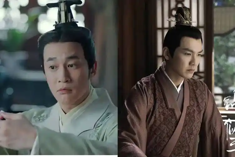 同样是年近50岁演古偶剧,何润东与钟汉良对比,差异很明显_贺连信_剧中