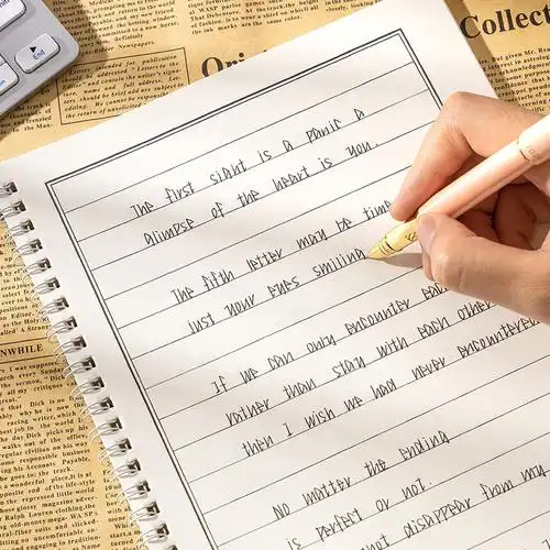 奶酪体全英文艺颂手写英语英文练字帖抖音网红字帖女生神仙字体漂亮