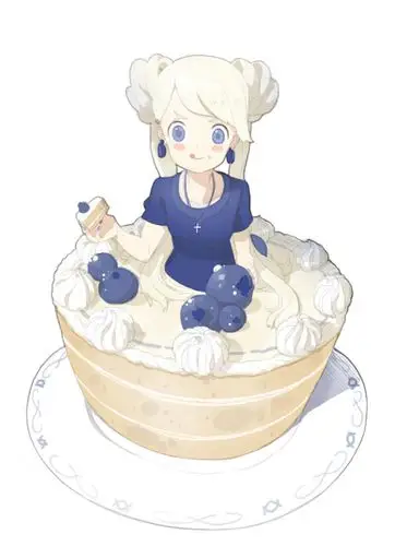 蓝莓蛋糕 拟人