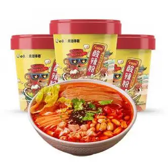 白象酸辣粉走街串巷整箱装粉丝泡面桶装整箱方便面官方店授权尝鲜装
