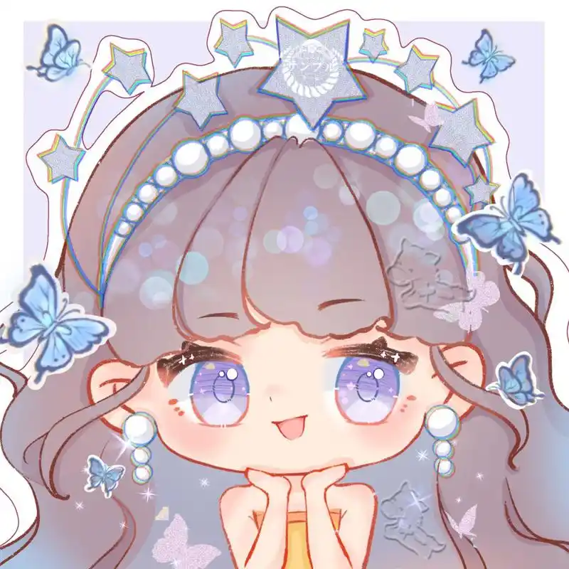 海马体/可爱星星/q版头像 梦幻头像~ 参考图片: 	 #头像# #q版人物