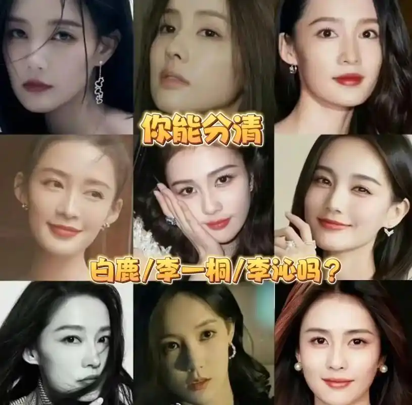 眼型相比更细长,内眼角更尖锐 再看一眼这张图 李沁 白鹿 山 - 抖音