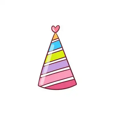 生日帽清新可爱