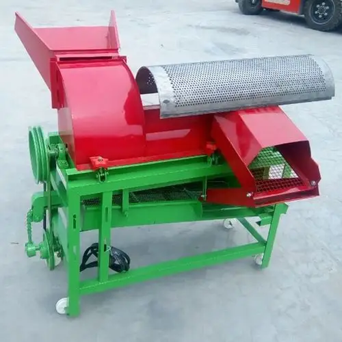 产品详情圣鲁大型稻谷脱粒机 黄豆小麦打粒机我厂生产的全喂入式谷物