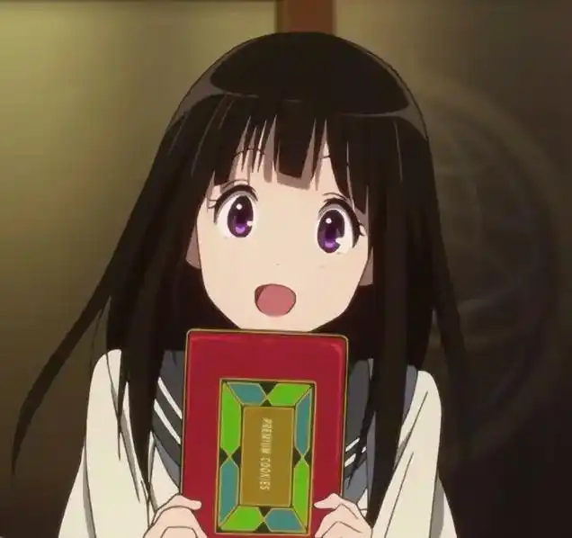 动漫 #头像#冰菓 #千反田爱瑠 #折木 - 抖音