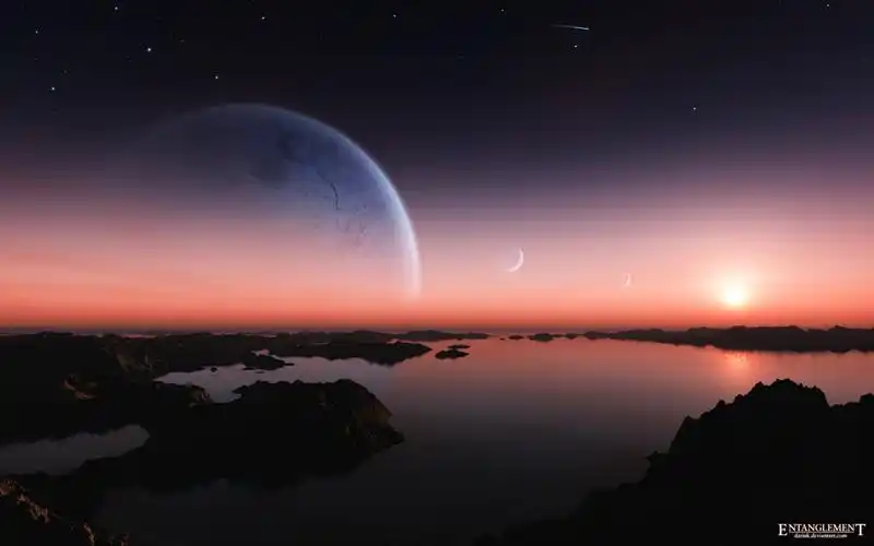 梦幻日落壁纸,高清图片,壁纸,创意设计-桌面城市