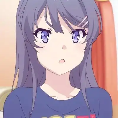 江淮青春猪头少年不会梦到兔女郎学姐麻衣老婆动漫女生头像