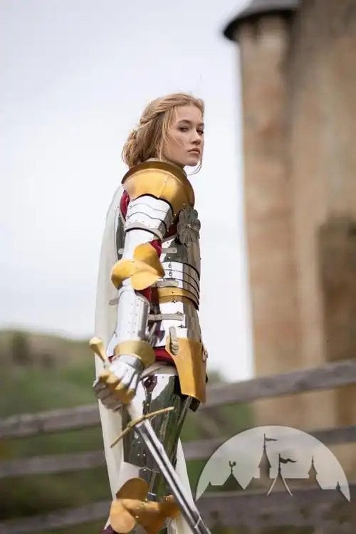 natural 手作cosplay聚会银色黑色天然皮革铠甲盔甲063860销量 0