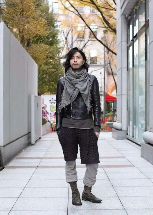日本街拍:冬季日本街头潮男都在穿什么?