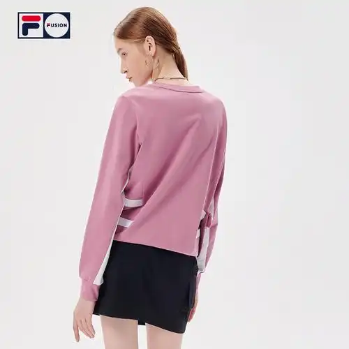 filafusion斐乐潮牌女装套头2021秋季新款时尚运动卫衣