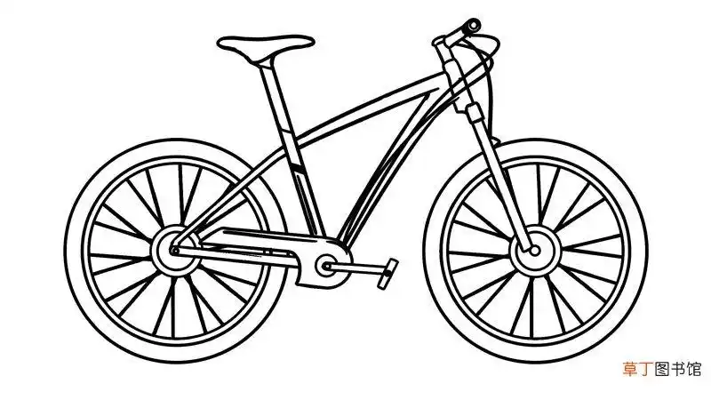 山地车简笔画教程山地车简笔画步骤