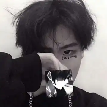 男生头像冷酷帅气侧脸真人