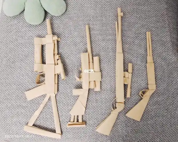折纸手工|手工折纸枪