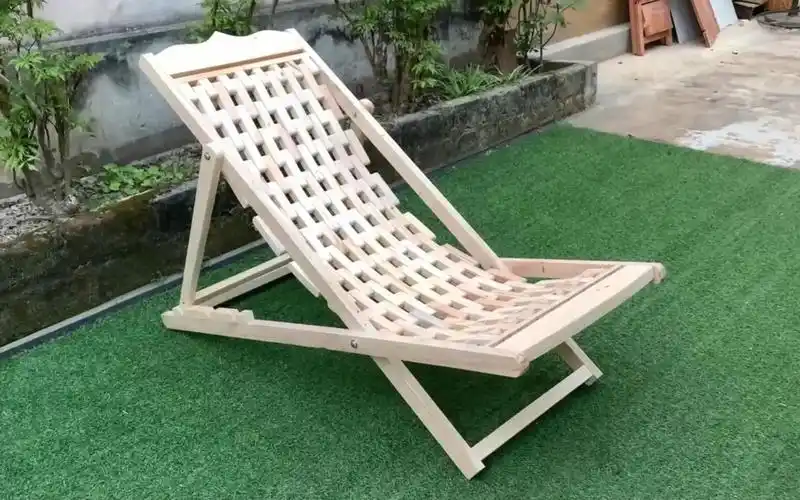 30年木工师傅打造独特躺椅,角度随意调节,坐着躺着都非常舒服