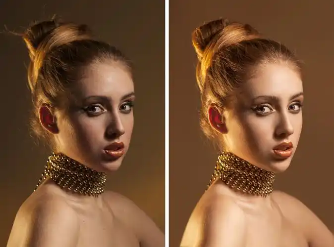 修图对比请欣赏