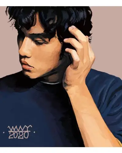 板绘童年系列:jay专辑封面|插画|插画习作|吴伟义vee - 临摹作品