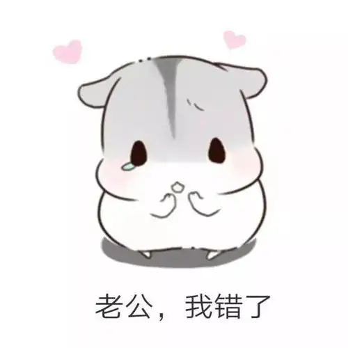 仓鼠套路表情包|男朋友生气了该怎么哄?