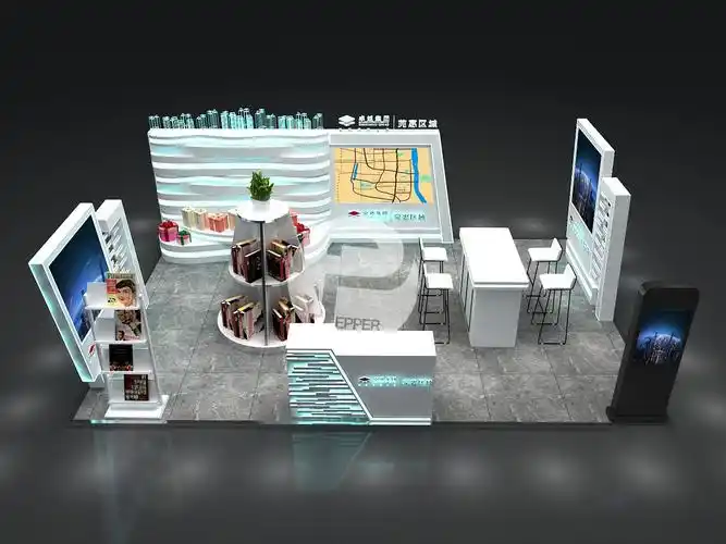 地产展位展台效果图设计