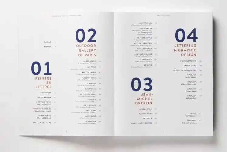 分享作品集目录设计