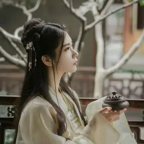 汉服伤感女生图片 古风伤感图片_唯美图片