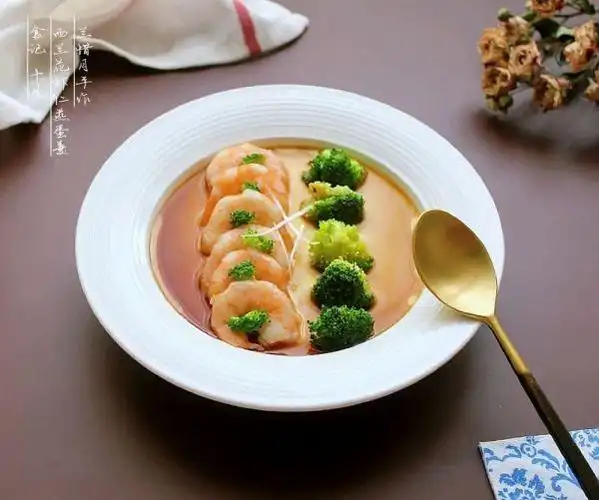 西兰花虾仁蒸蛋羹的做法_菜谱_豆果美食