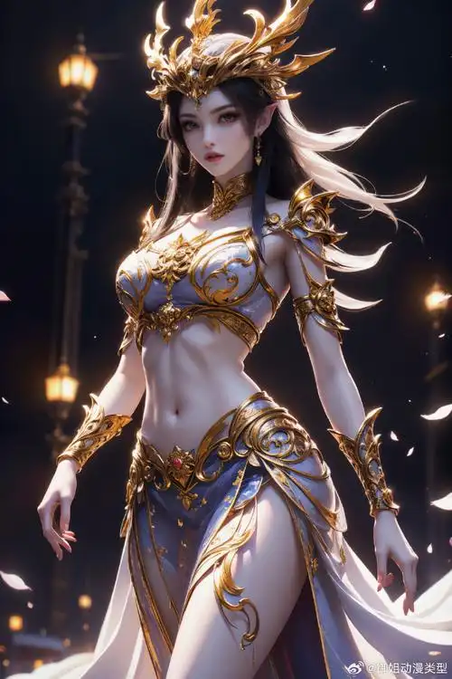 皇冠高贵女王 肤白貌美美杜莎 国漫女神