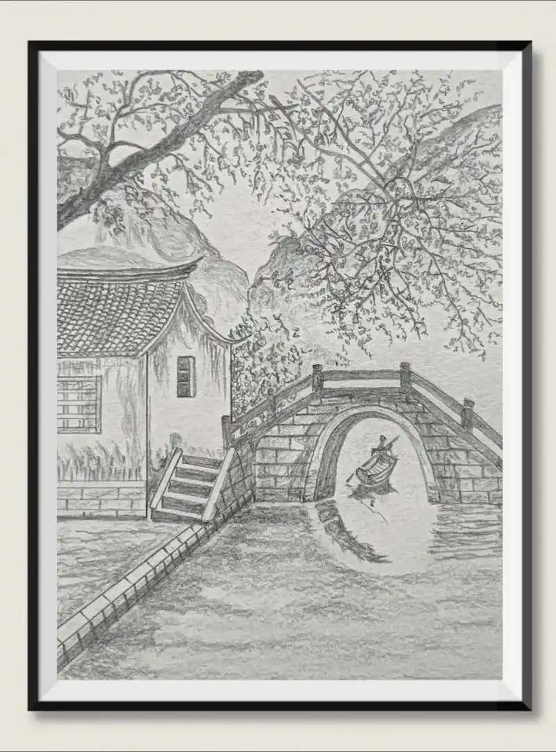 画自己的画,做自己的梦,想像一下置此刻身于江南小镇一角的情形