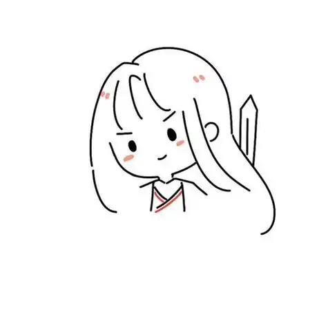 小人简笔画女生q版小人简笔画女生