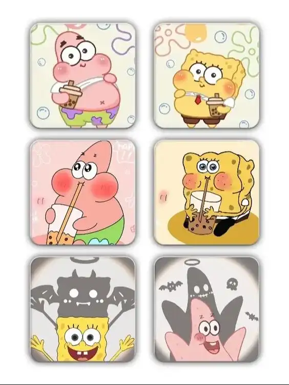 海绵宝宝情头.#优质头像 #情侣头像 #海绵宝宝派大星 #一 - 抖音