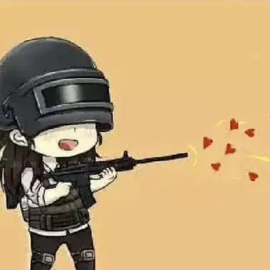 高清可爱吃鸡情侣头像动漫图