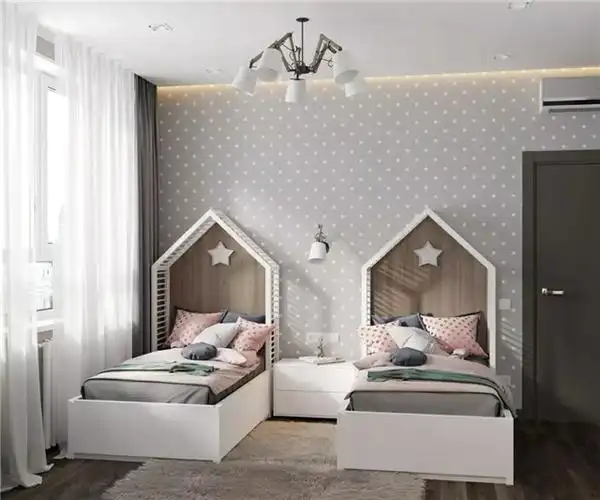 两个宝宝住在一起,用设计打造他们的小天地