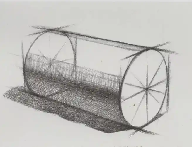 超强干货丨素描静物几何形体训练之圆柱体