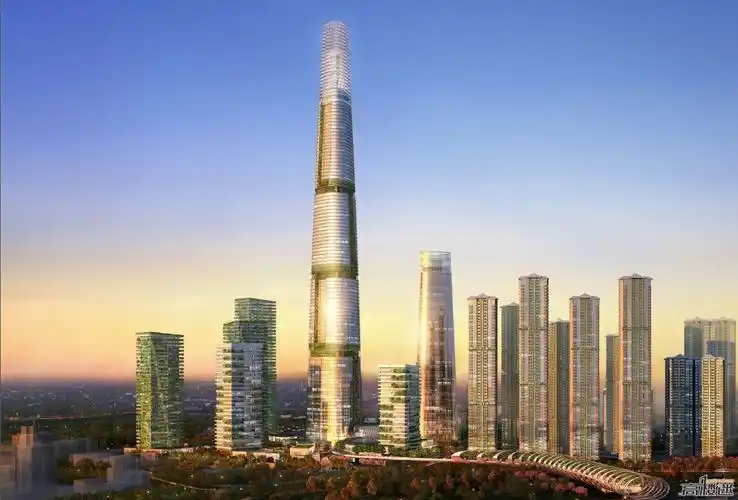 【300米】建设纪实—天誉东盟塔|346米|200米×4|75层|【在建16层】