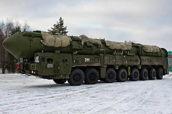 俄罗斯"亚尔斯"战略导弹.(资料图)