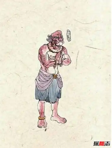 面目狰狞夜叉鬼模样