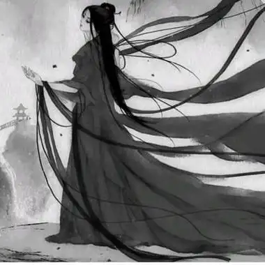 古风黑白头像女