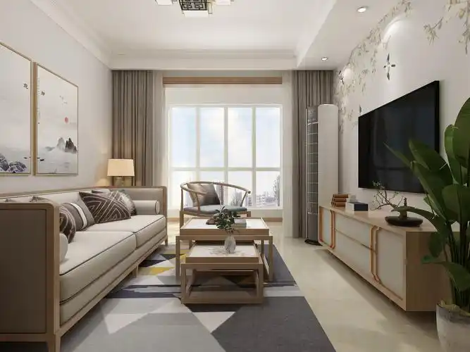 97平新中式混搭风格,适合年轻人的精致居室!_装修