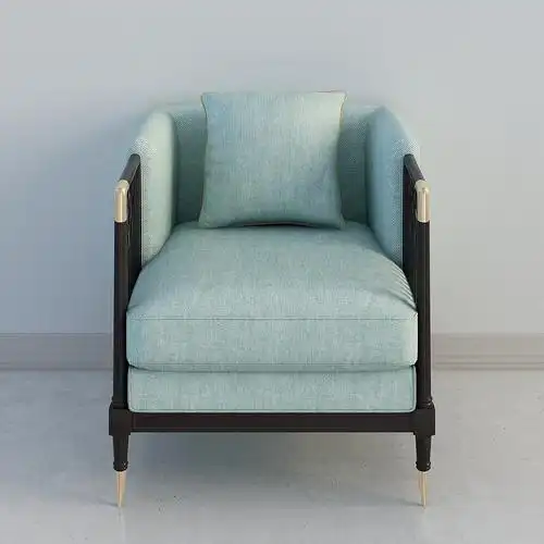 f002-经典美式 菲尔丽舍 sd cfh442-3d单人沙发3d模型