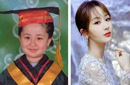 迎六一大家纷纷晒童年照关晓彤的娃娃脸刘亦菲的神仙颜