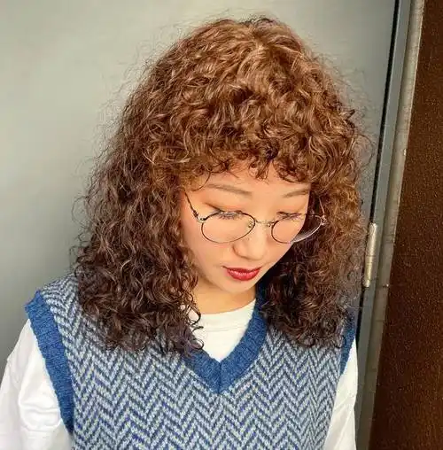 烫发没目标,就选全头小卷卷,没想到这么美|发型|卷发|染发|发量_网易