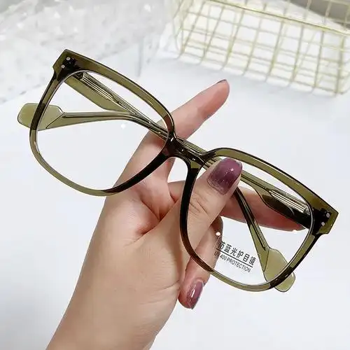 欧阳娜娜同款大框多边形防蓝光眼镜gm街拍潮流平光镜片近视眼镜