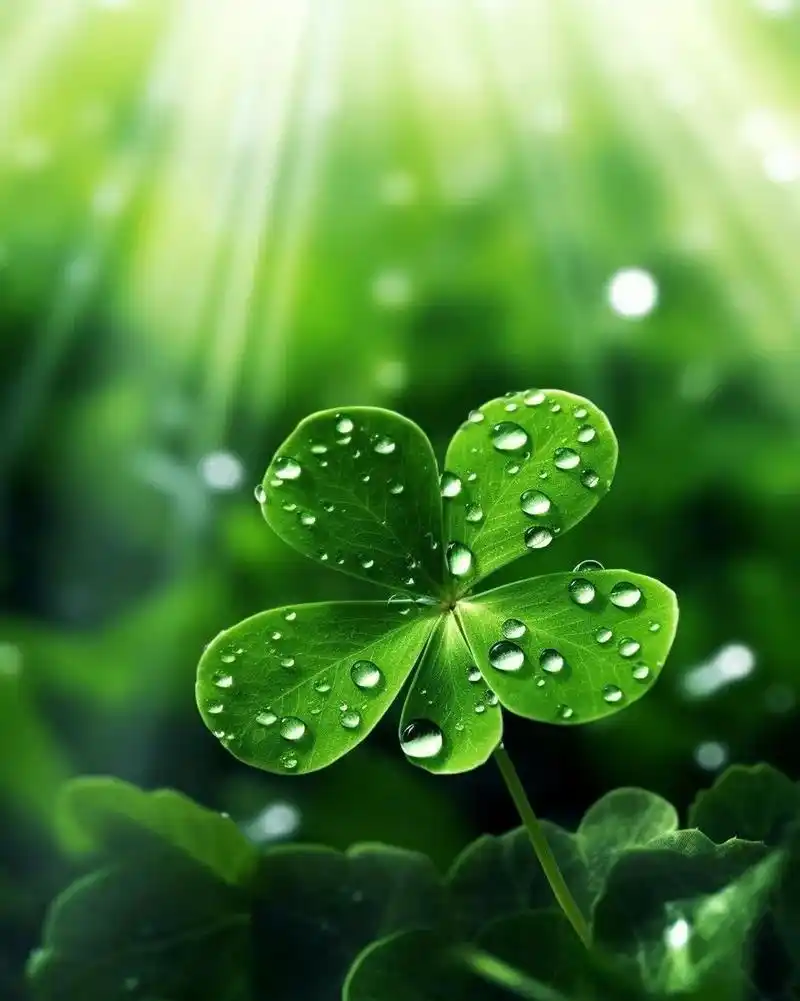 领取一只四叶草92,给你带来好运哦![嘻嘻][嘻嘻]#四叶草