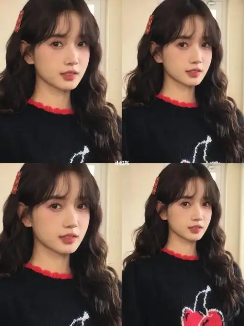 修容刘海77显发量的蛋蛋卷蓬松卷发发型